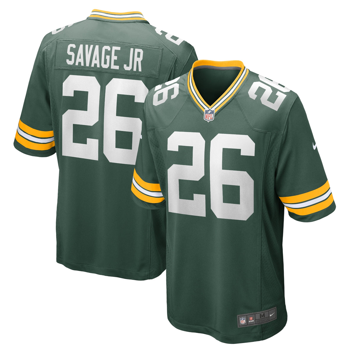 Darnell Savage Jr. Green Bay Packers Nike Game Team Jersey Green