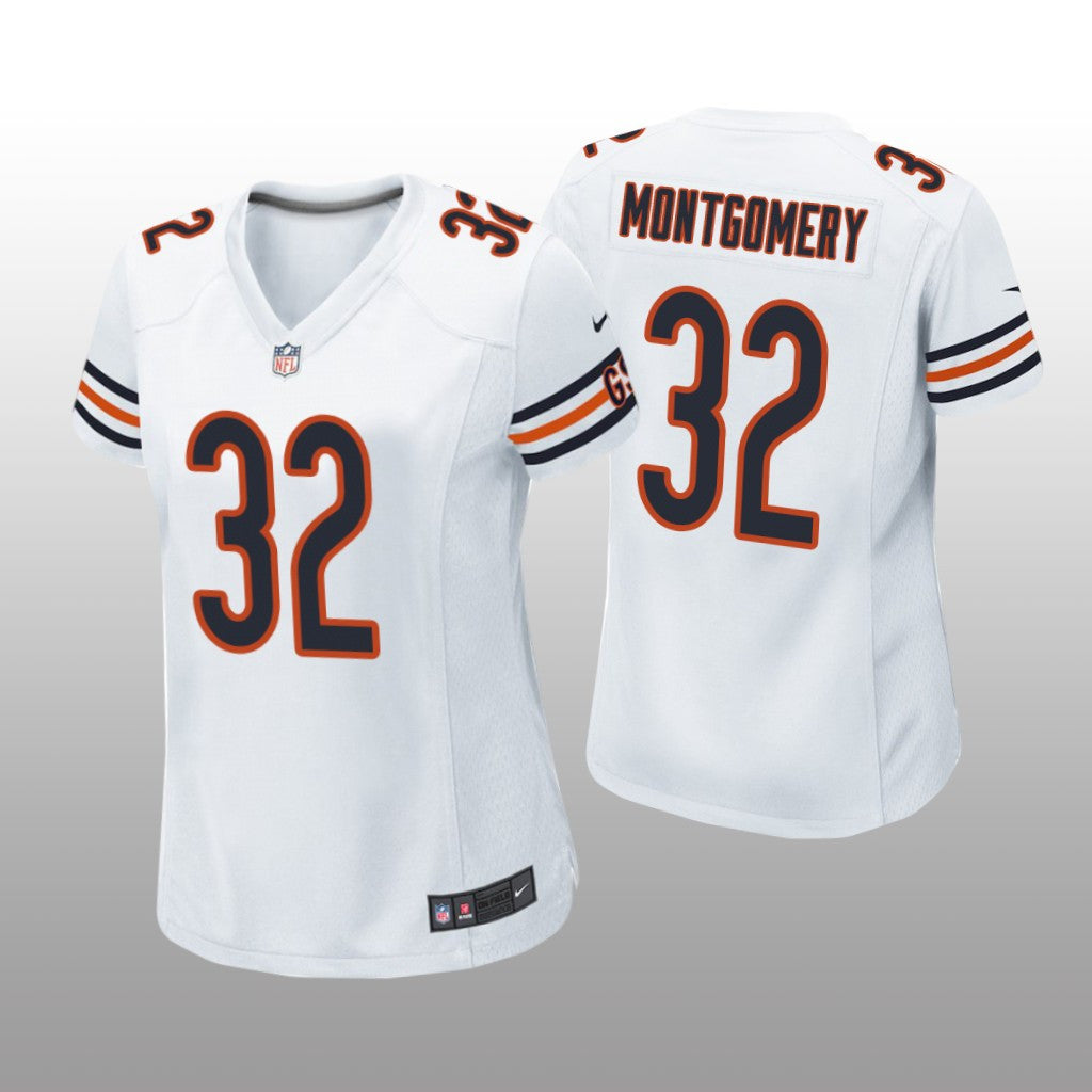 David Montgomery Chicago Bears White Draft Game Jersey