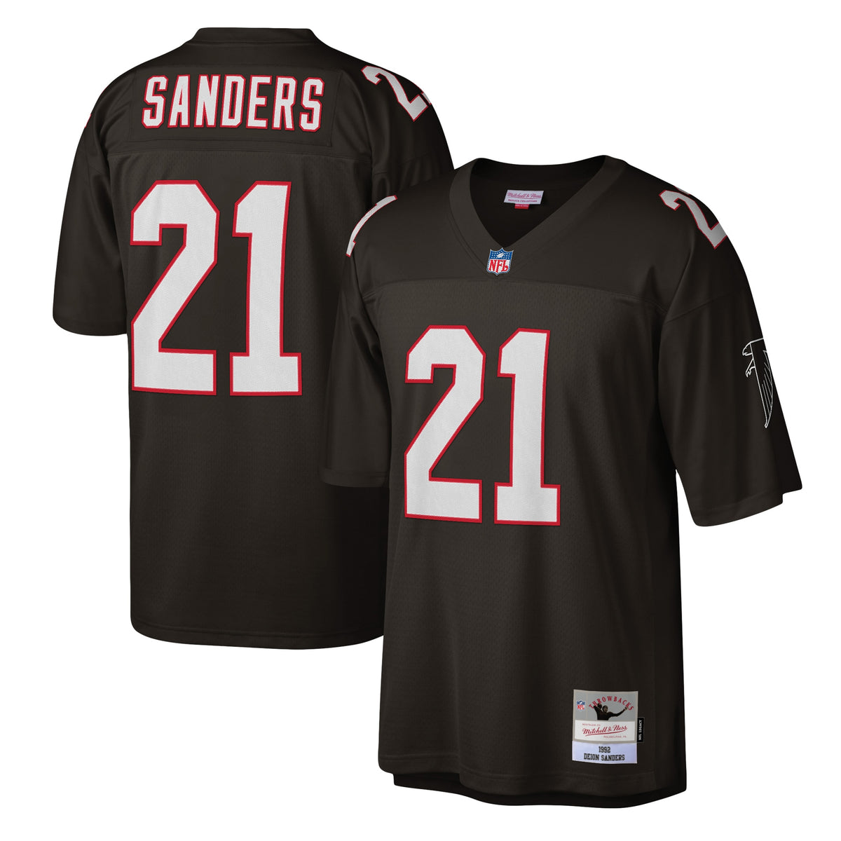 Deion Sanders Atlanta Falcons Mitchell Ness Legacy Replica Jersey Black