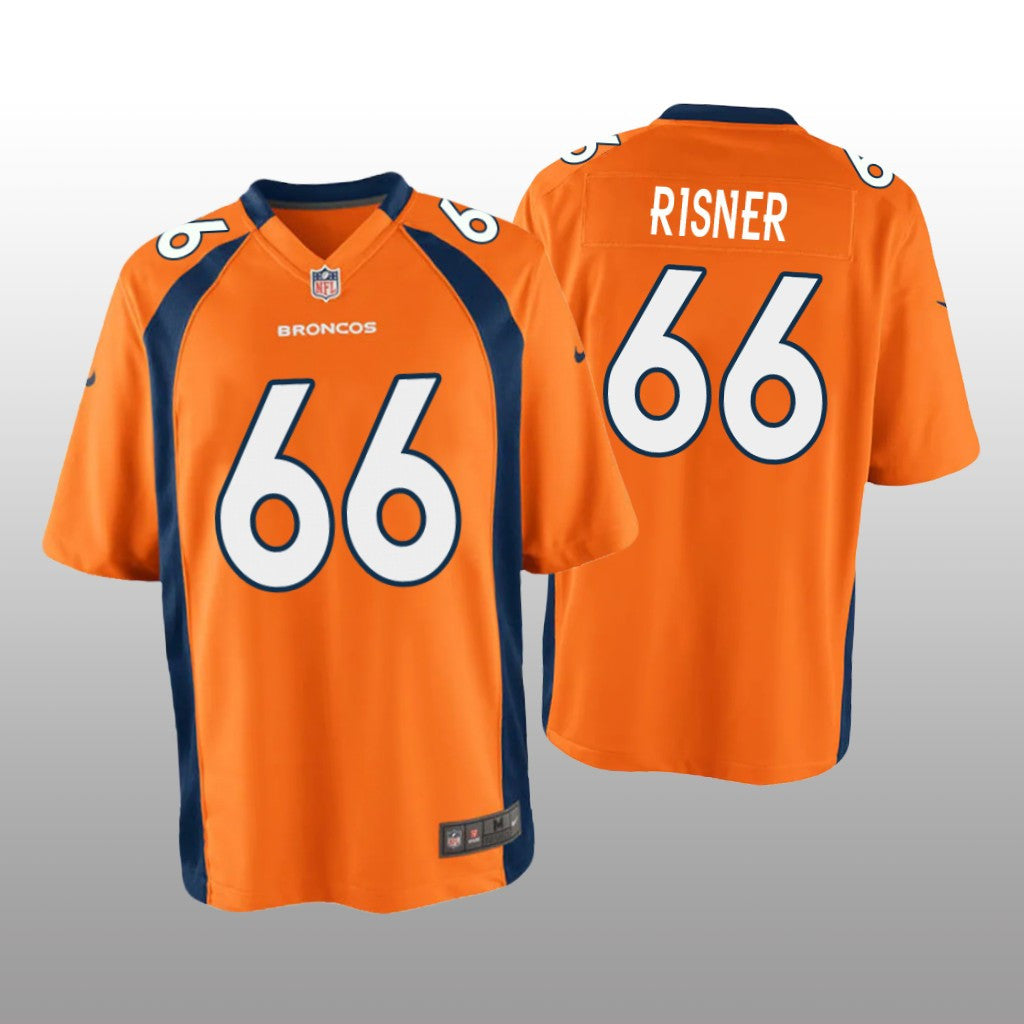Denver Broncos Dalton Risner Orange Jersey Game Youth