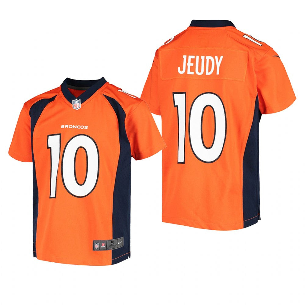 Denver Broncos Jerry Jeudy Orange Jersey Game Youth
