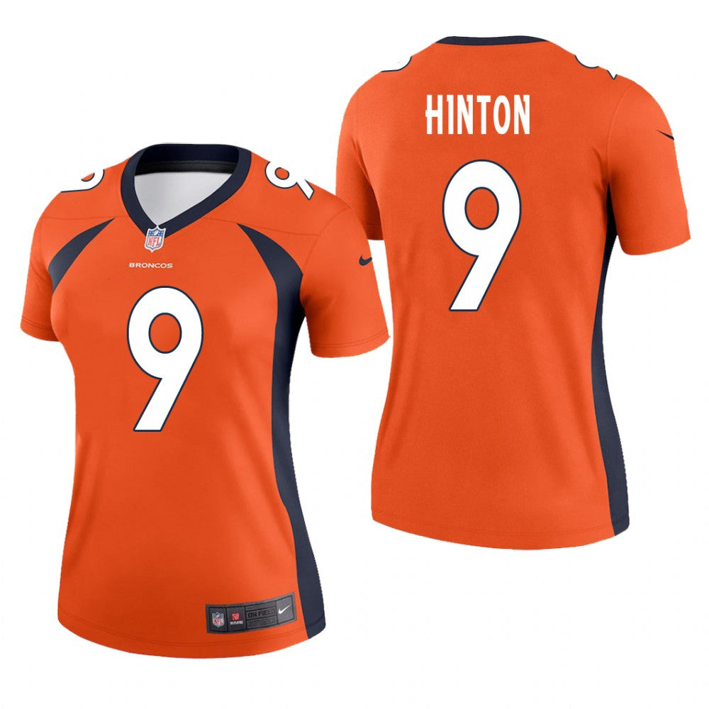 Denver Broncos Kendall Hinton Orange Jersey Legend Women's