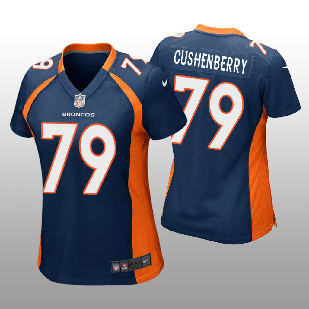 Denver Broncos Lloyd Cushenberry Navy Jersey Game Women's