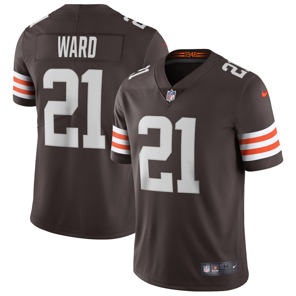 Denzel Ward Cleveland Browns Nike Vapor Limited Jersey Brown