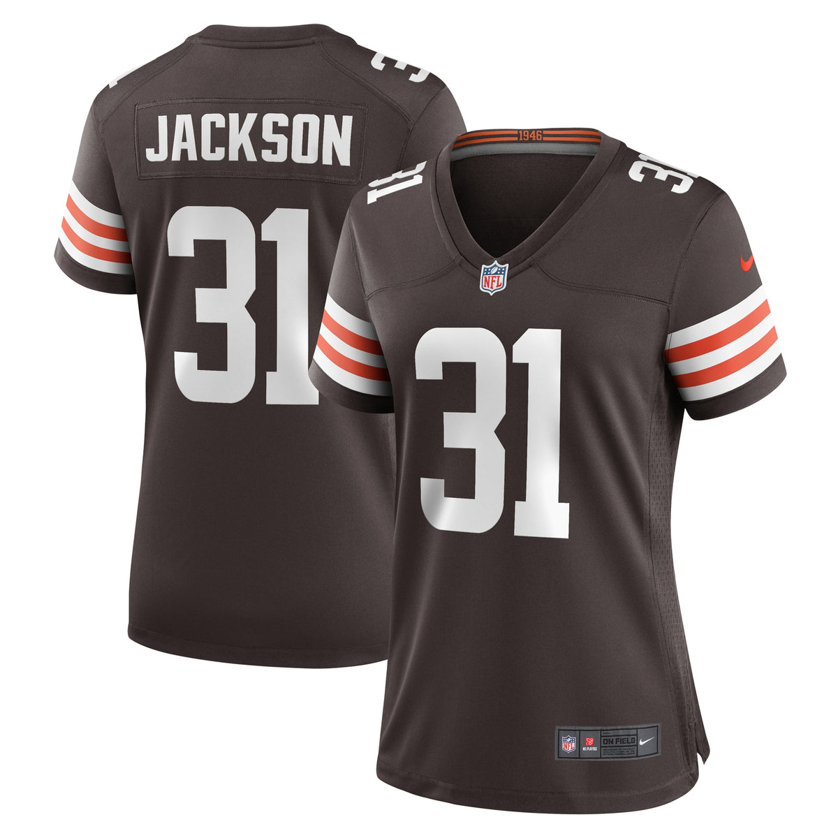 Deon Jackson Cleveland Browns Nike Women's Game Jersey Brown
