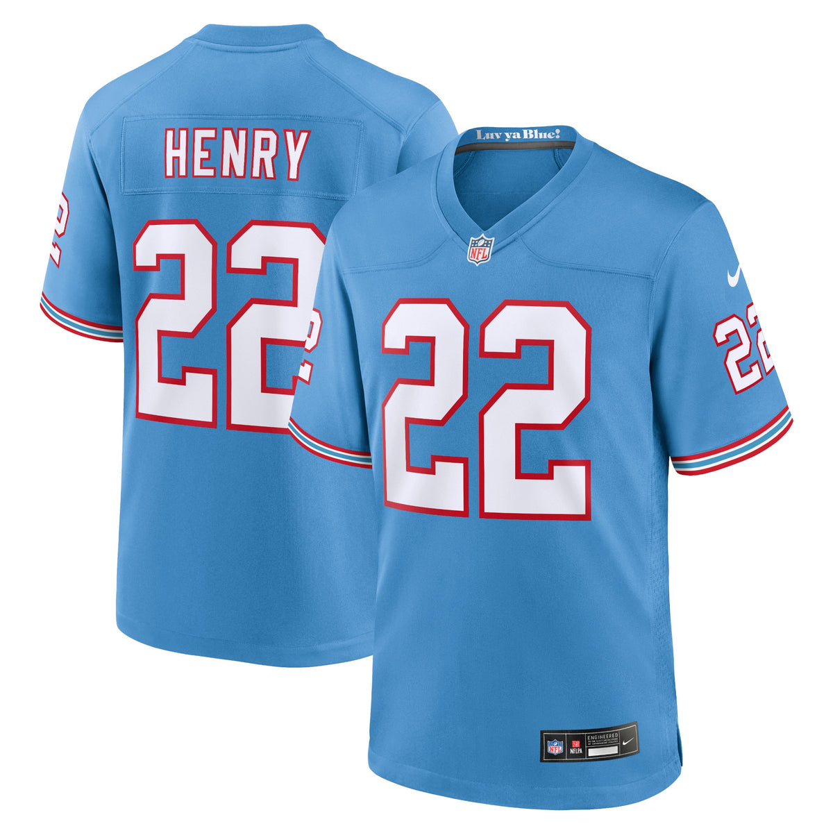 Derrick Henry Tennessee Titans Nike Youth Game Jersey Light Blue
