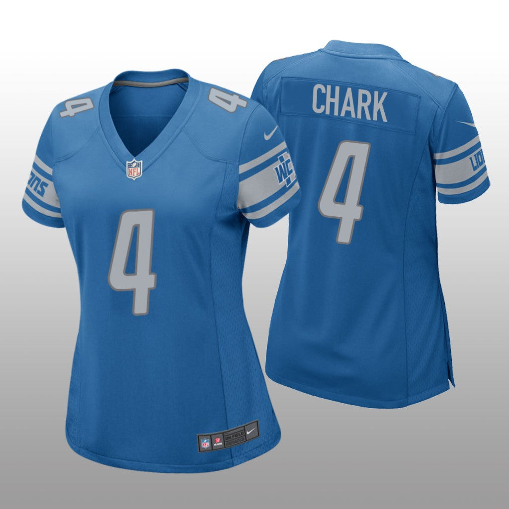 Detroit Lions D.J. Chark Blue Jersey Game Women's