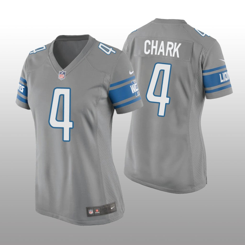 Detroit Lions D.J. Chark Silver Jersey Game Women's