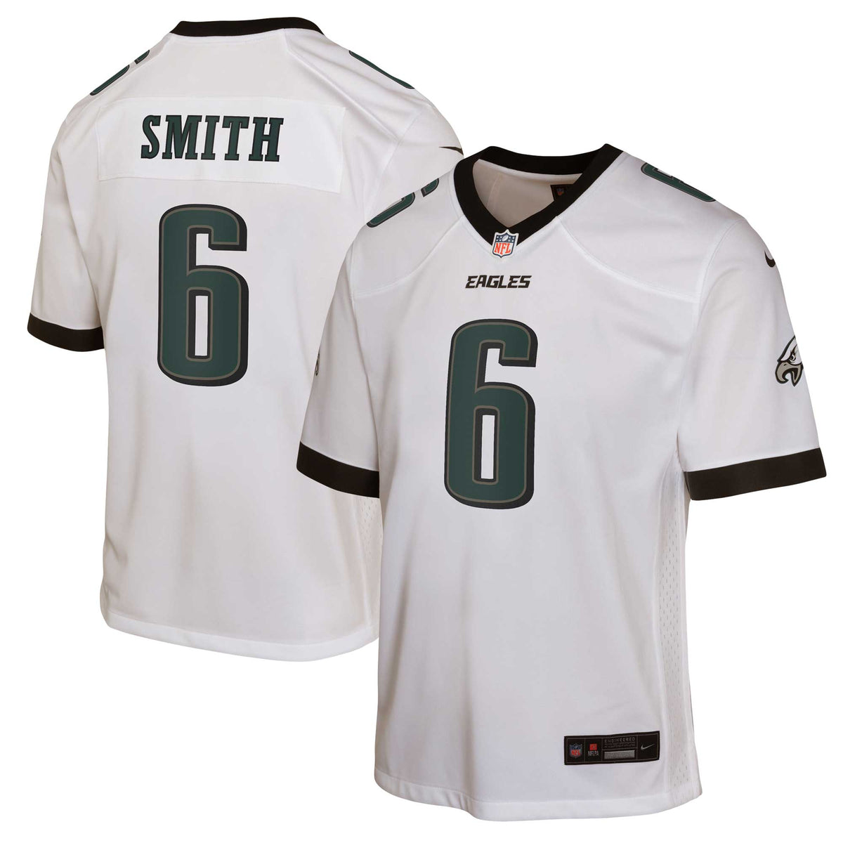 DeVonta Smith Philadelphia Eagles Nike Youth Game Jersey White