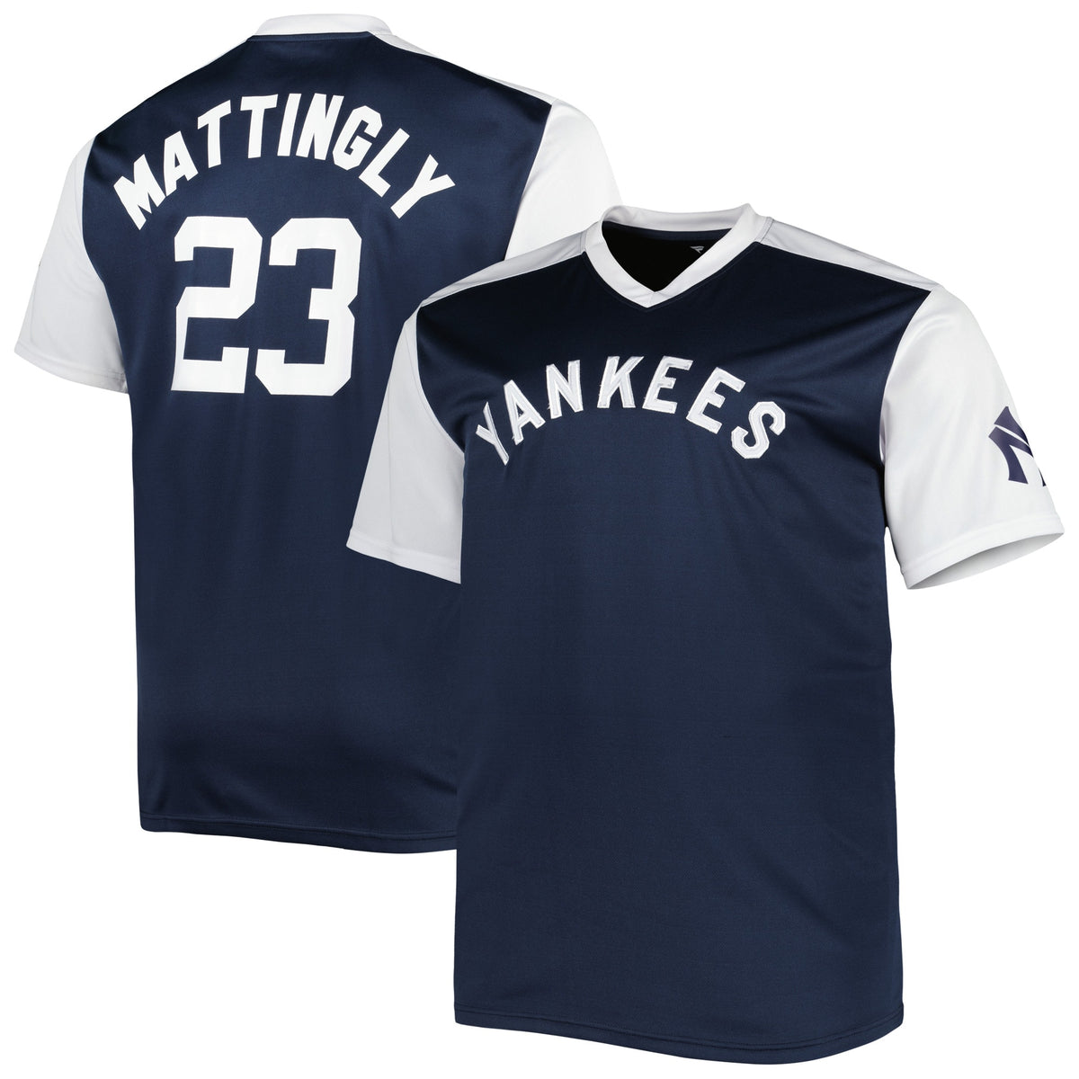 Don Mattingly New York Yankees Cooperstown Collection Replica Player Jersey Navy/White
