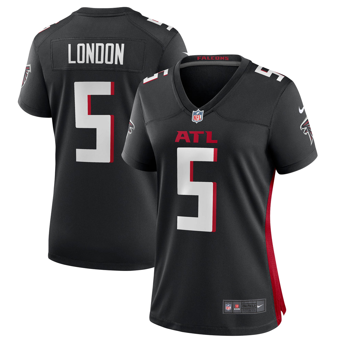 Drake London Atlanta Falcons Nike Women's Player Game Jersey Black