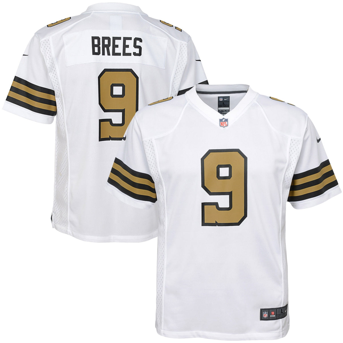 Drew Brees New Orleans Saints Nike Youth Color Rush Game Jersey White