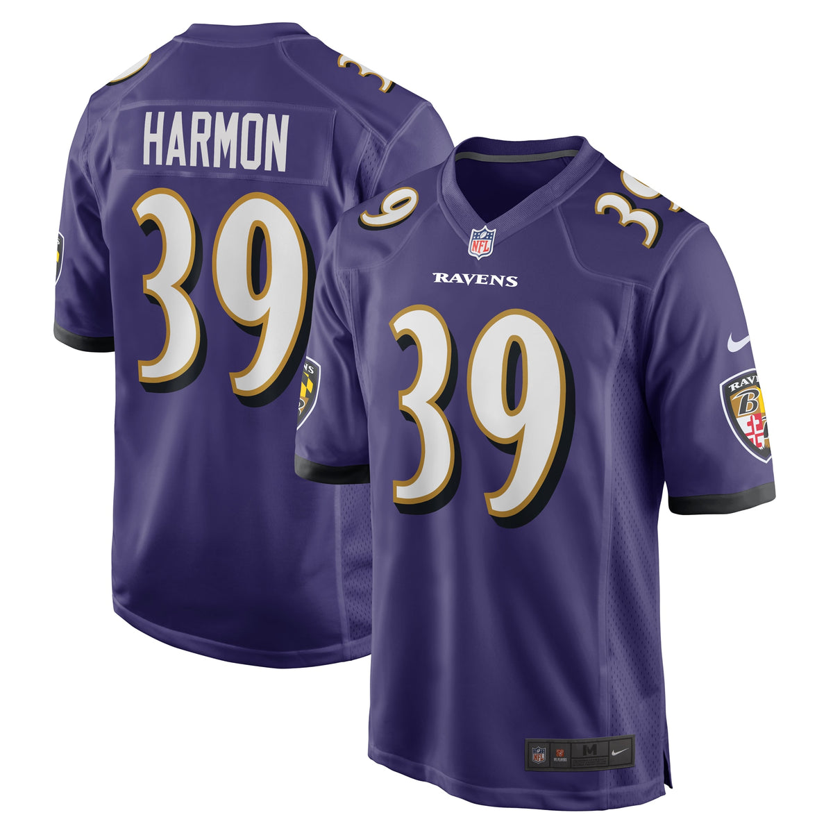 Duron Harmon Baltimore Ravens Nike Game Jersey Purple