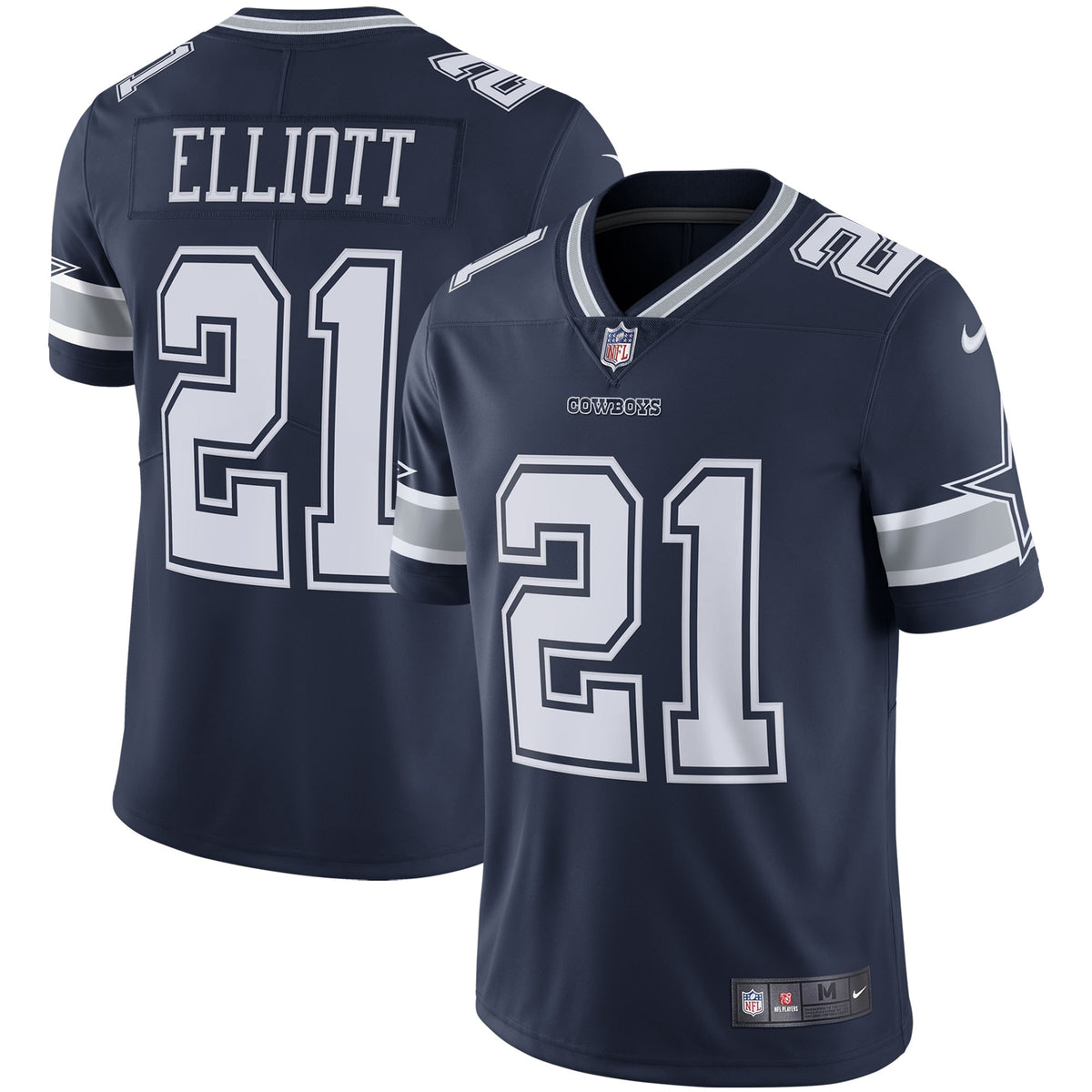 Ezekiel Elliott Dallas Cowboys Nike Vapor Limited Jersey Navy