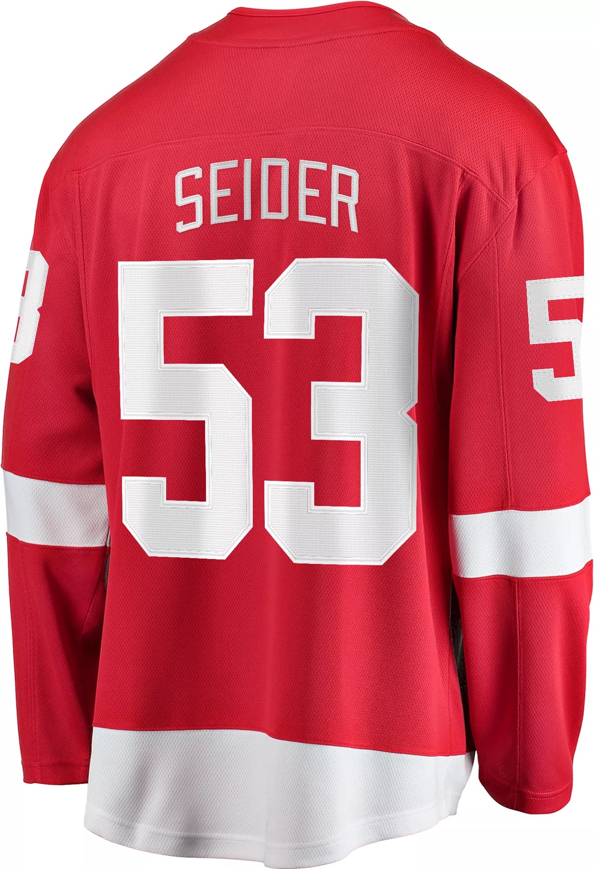Fanatics Men's NHL Detroit Red Wings Moritz Seider #53 Jersey