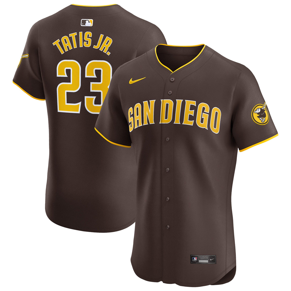 Fernando Tatis Jr. San Diego Padres Nike Road Elite Player Jersey Brown