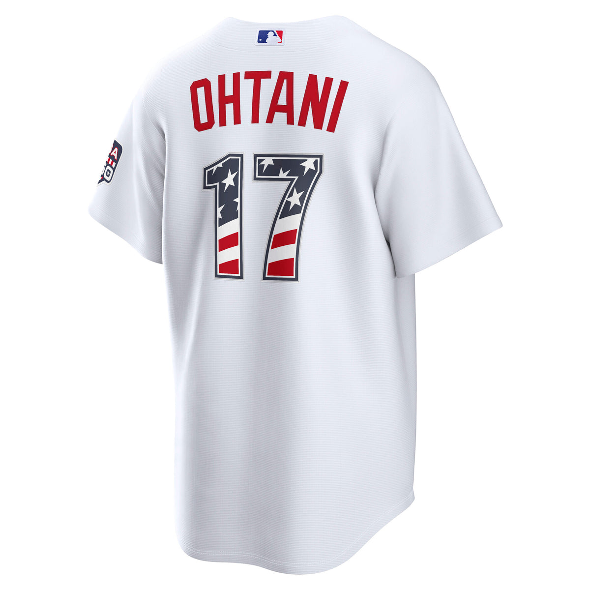 Fourth of July Men's Los Angeles Dodgers Shohei Ohtani Nike White USA 250 Stadium Jersey