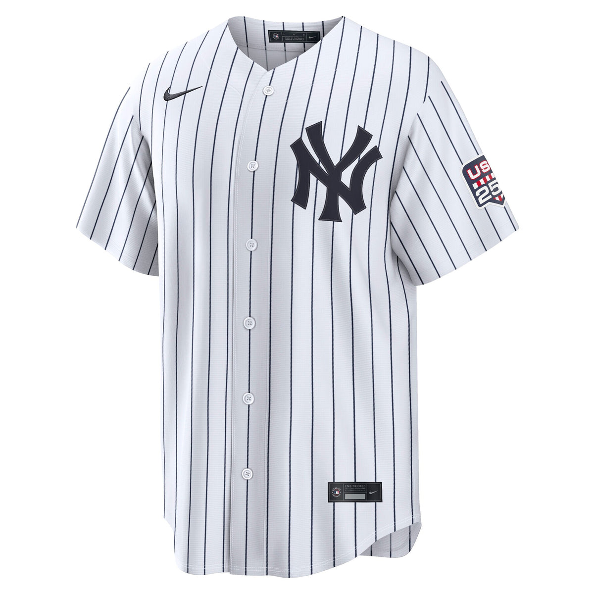Fourth of July Men's New York Yankees Aaron Judge Nike White USA 250 Stadium Jersey