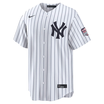 Fourth of July Men's New York Yankees Aaron Judge Nike White USA 250 Stadium Jersey
