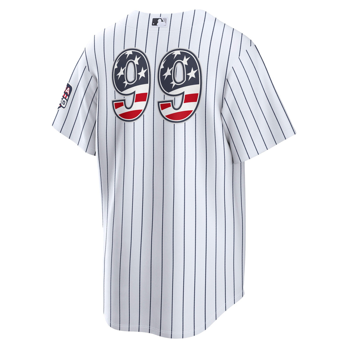 Fourth of July Men's New York Yankees Aaron Judge Nike White USA 250 Stadium Jersey
