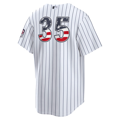 Fourth of July Men's New York Yankees Cody Bellinger Nike White USA 250 Stadium Jersey
