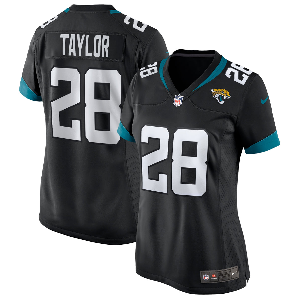 Fred Taylor Jacksonville Jaguars Nike Women's Game Retired Player Jersey Black