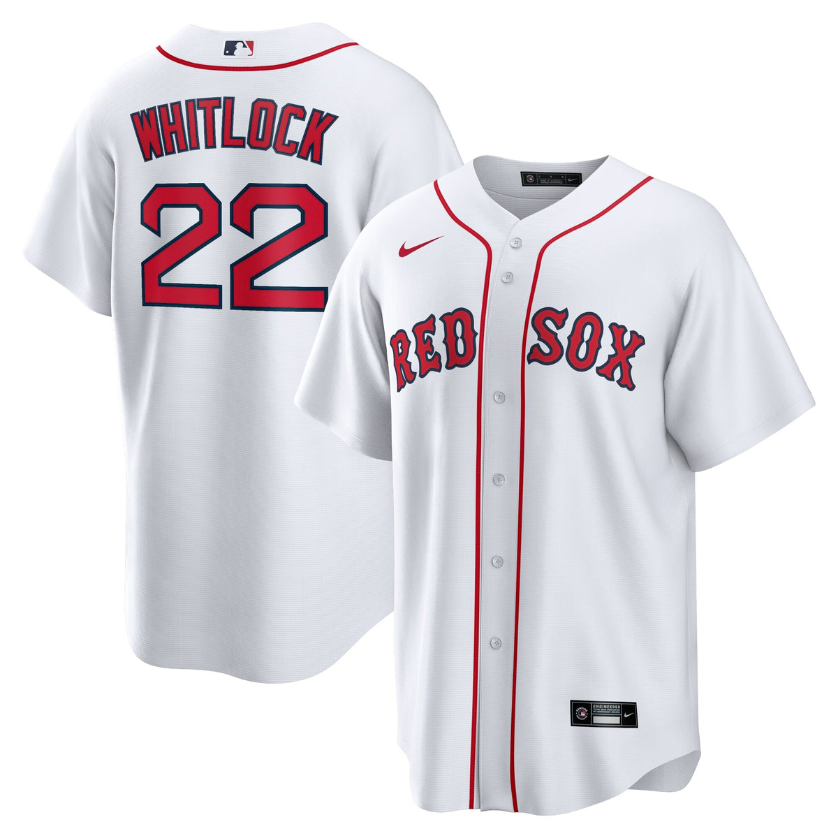 Garrett Whitlock Boston Red Sox Nike Home Replica Jersey White