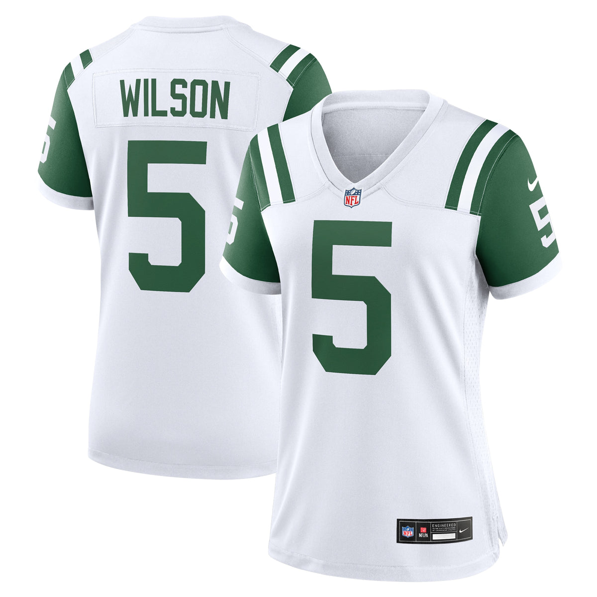 Garrett Wilson New York Jets Nike Women's Classic Alternate Game Jersey White
