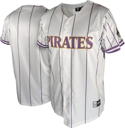 Genuine Collective Men's East Carolina Pirates Replica White Baseball Jersey