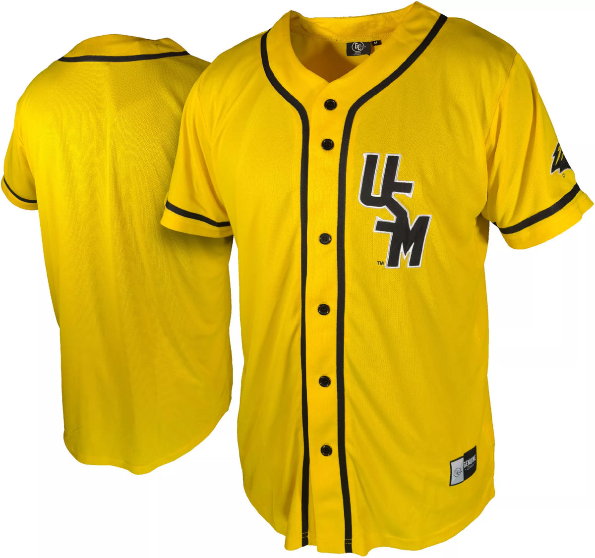 Genuine Collective Men's Southern Miss Golden Eagles Replica Gold Alternate Baseball Jersey