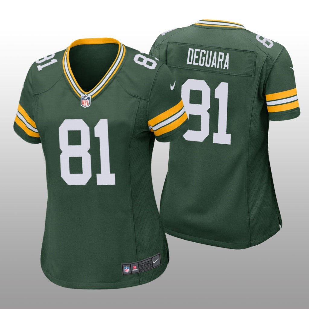 Green Bay Packers Josiah Deguara Green Jersey Game Women's