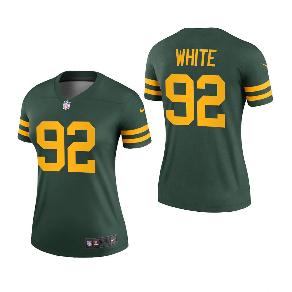 Green Bay Packers Reggie White Green Jersey Alternate Legend Women's