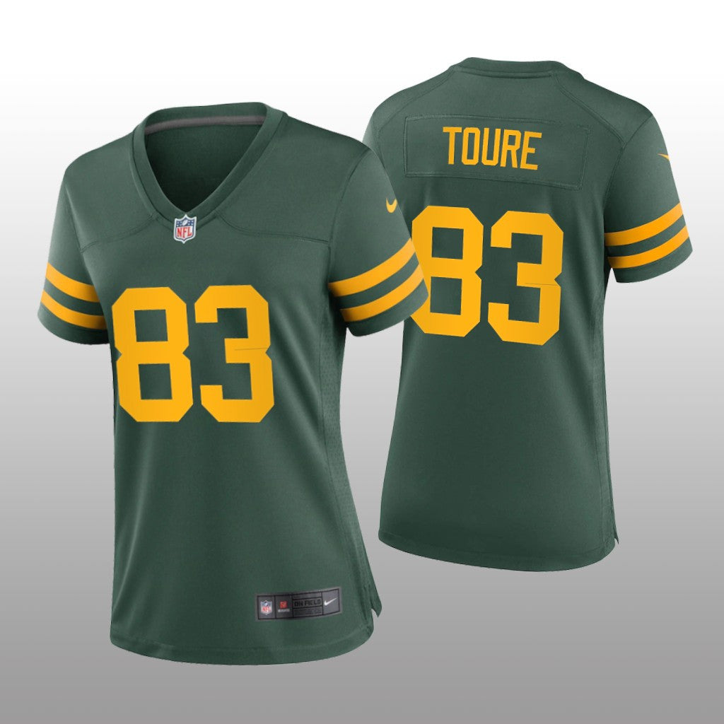 Green Bay Packers Samori Toure Green Jersey Alternate Game Women's