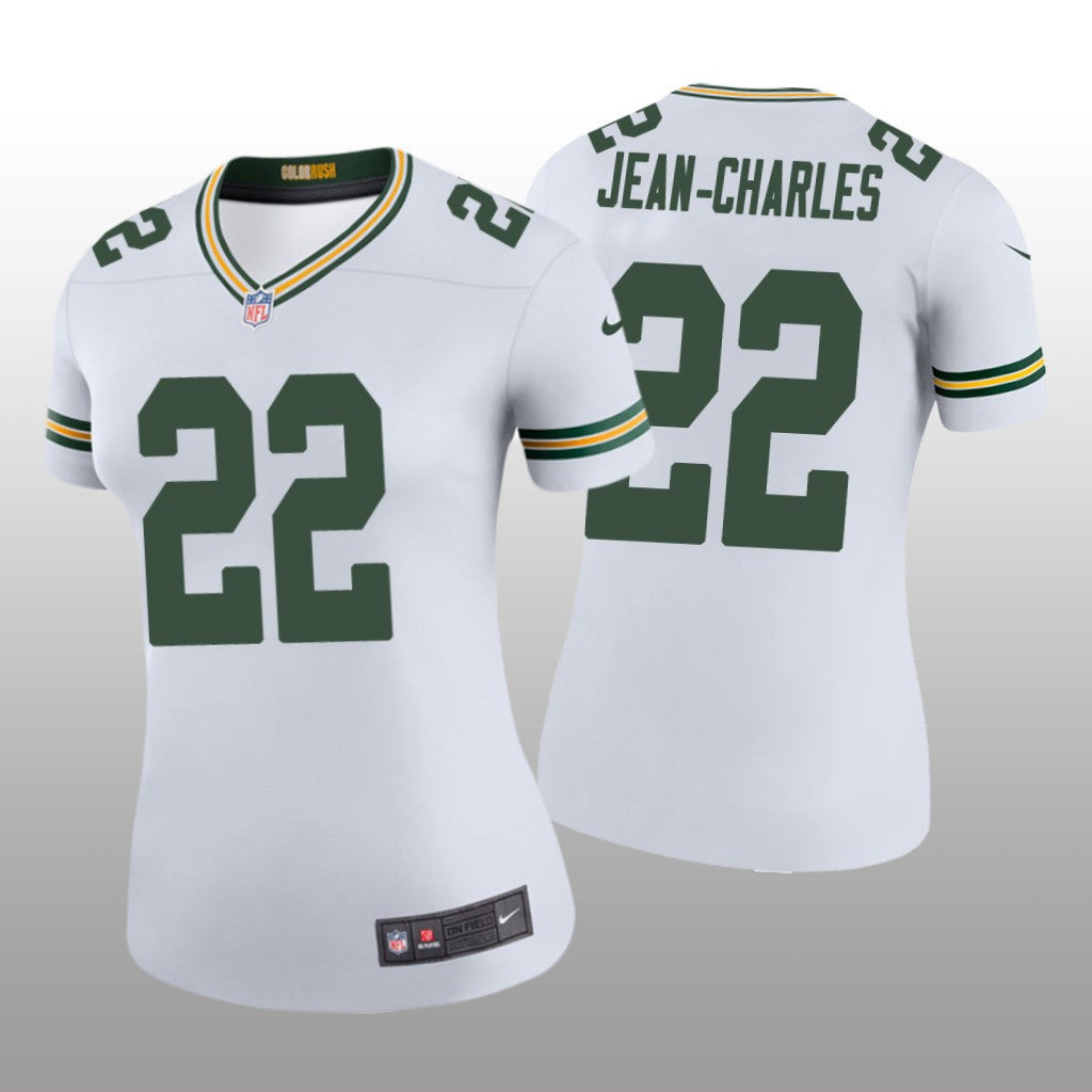 Green Bay Packers Shemar Jean-Charles White Jersey Color Rush Legend Women's