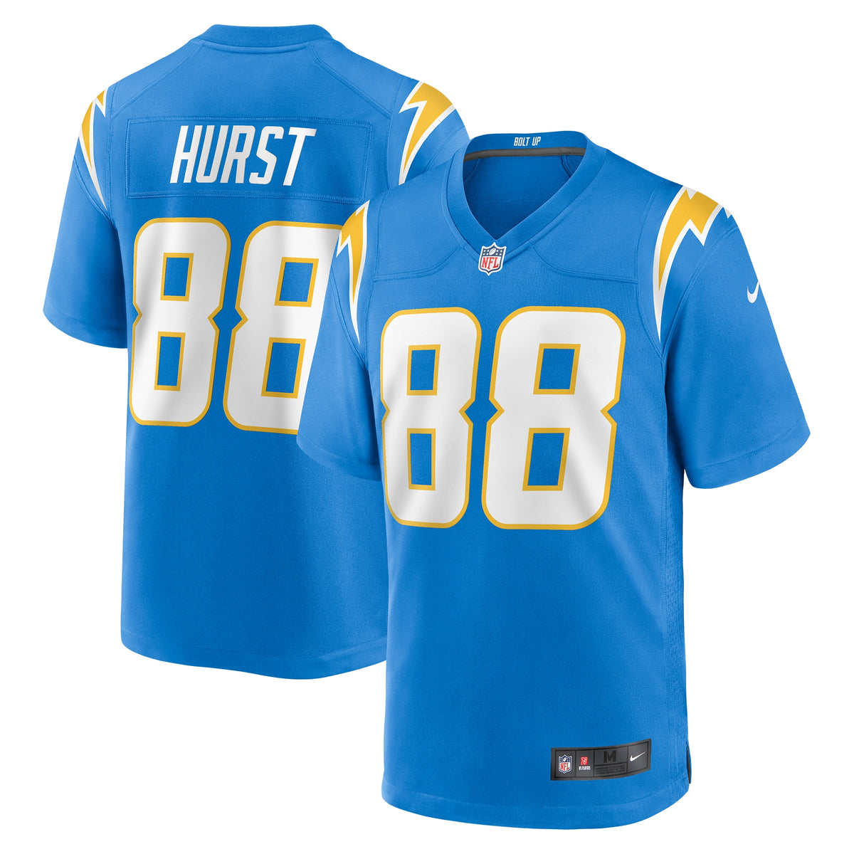 Hayden Hurst Los Angeles Chargers Nike Game Jersey Powder Blue