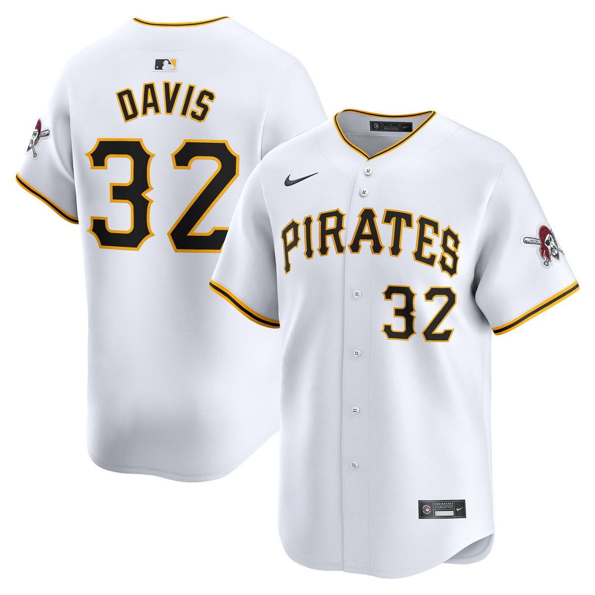 Henry Davis Pittsburgh Pirates Nike Home Limited Player Jersey White