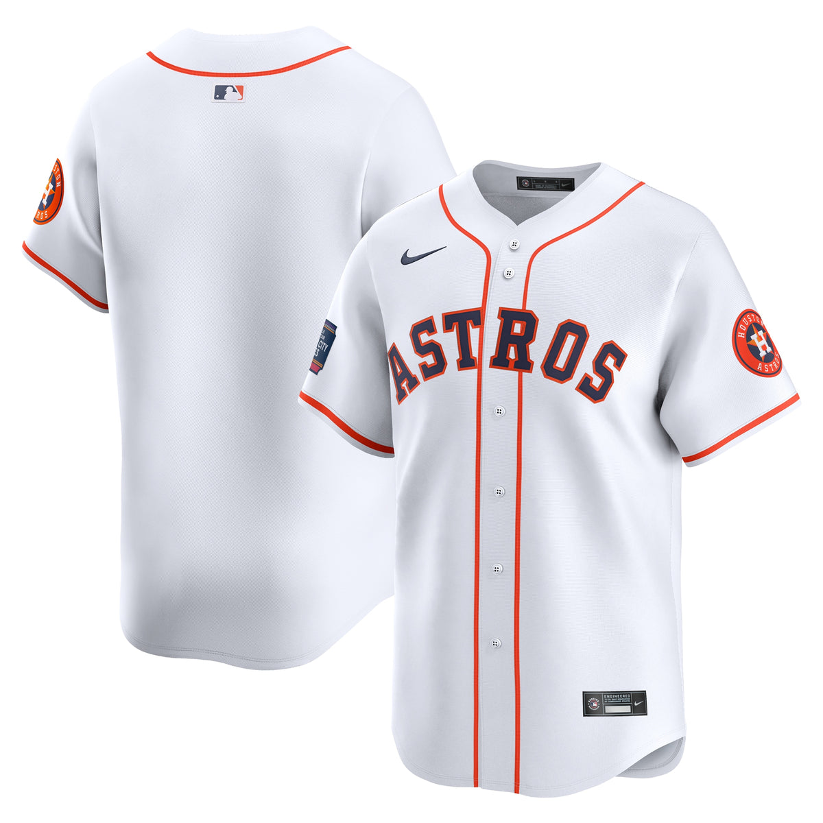Houston Astros Nike 2024 MLB World Tour Mexico City Series Home Limited Jersey White