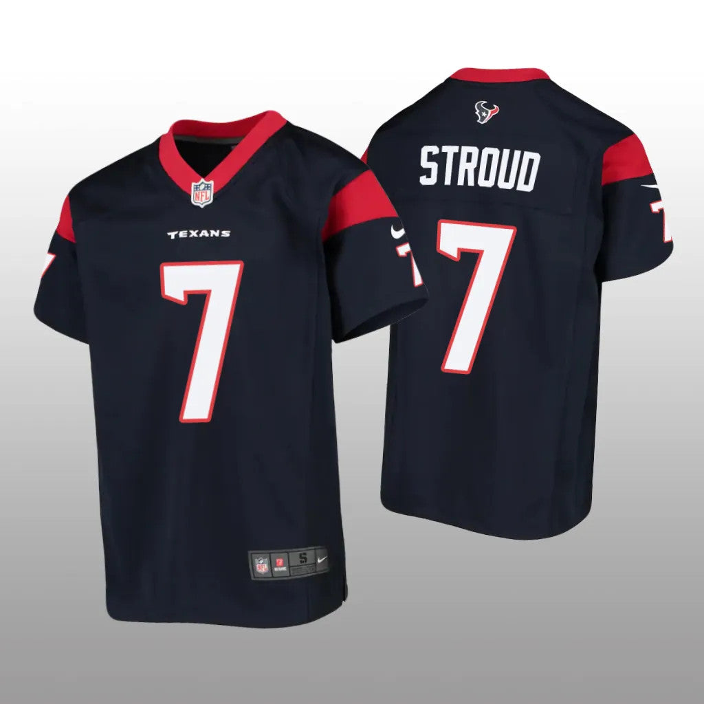 Houston Texans C.J. Stroud Navy Jersey Game Youth