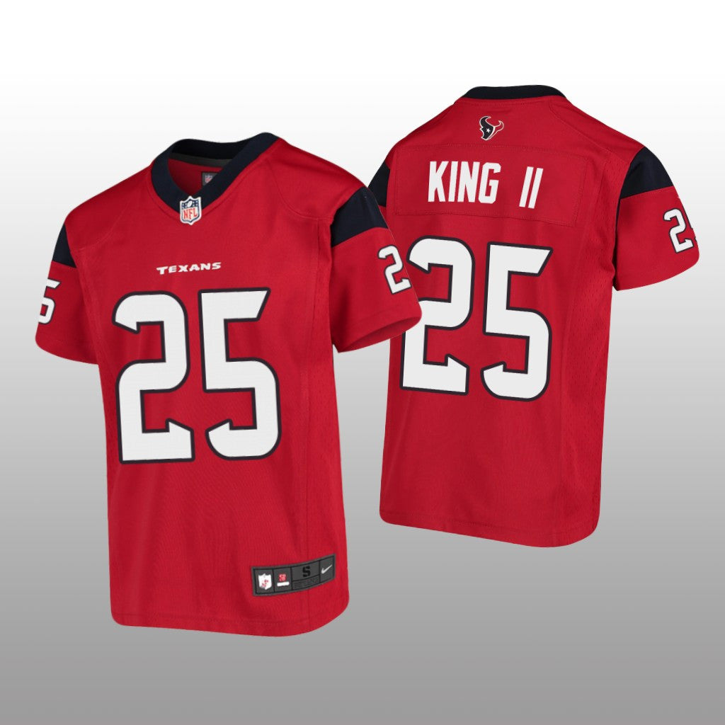 Houston Texans Desmond King Red Jersey Game Youth