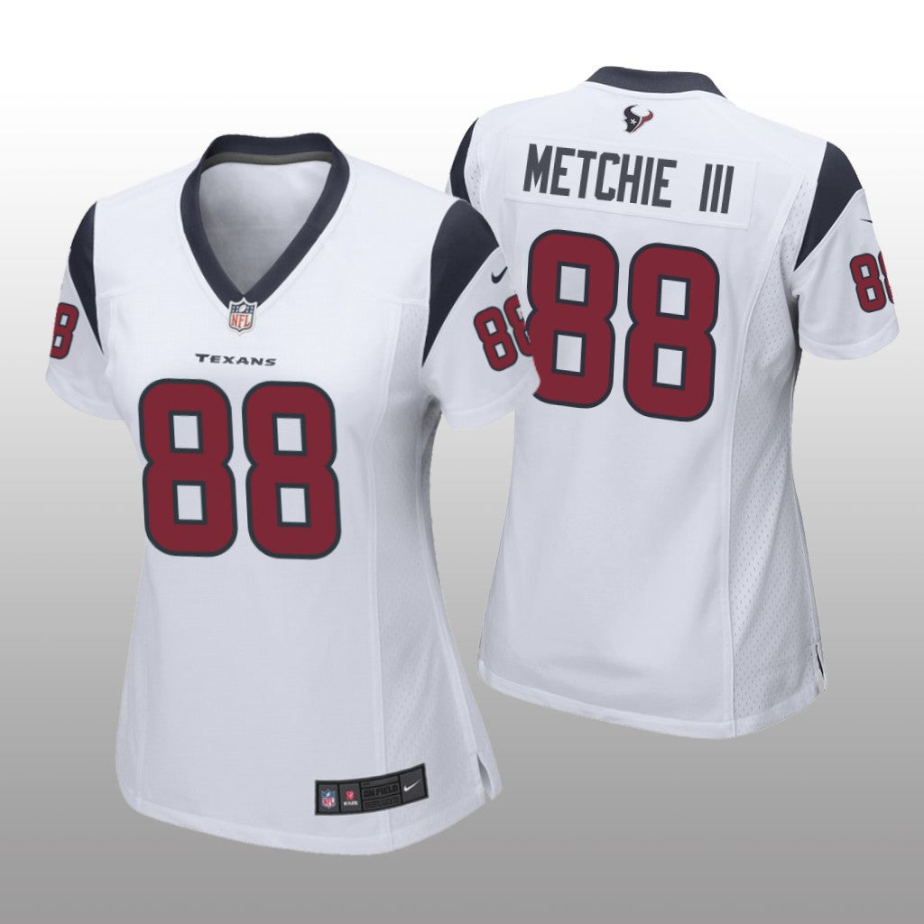 Houston Texans John Metchie III White Jersey Game Women's