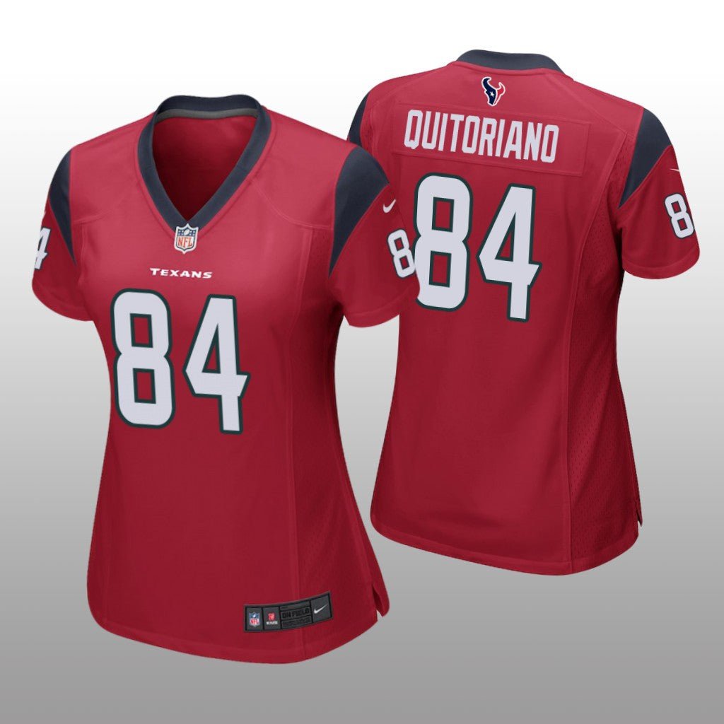 Houston Texans Teagan Quitoriano Red Jersey Game Women's