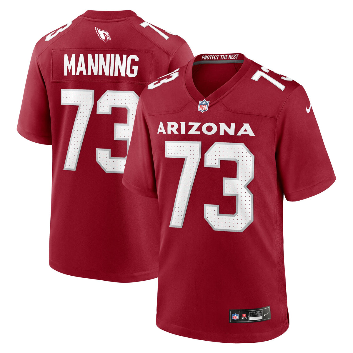 Ilm Manning Arizona Cardinals Nike Team Game Jersey Cardinal