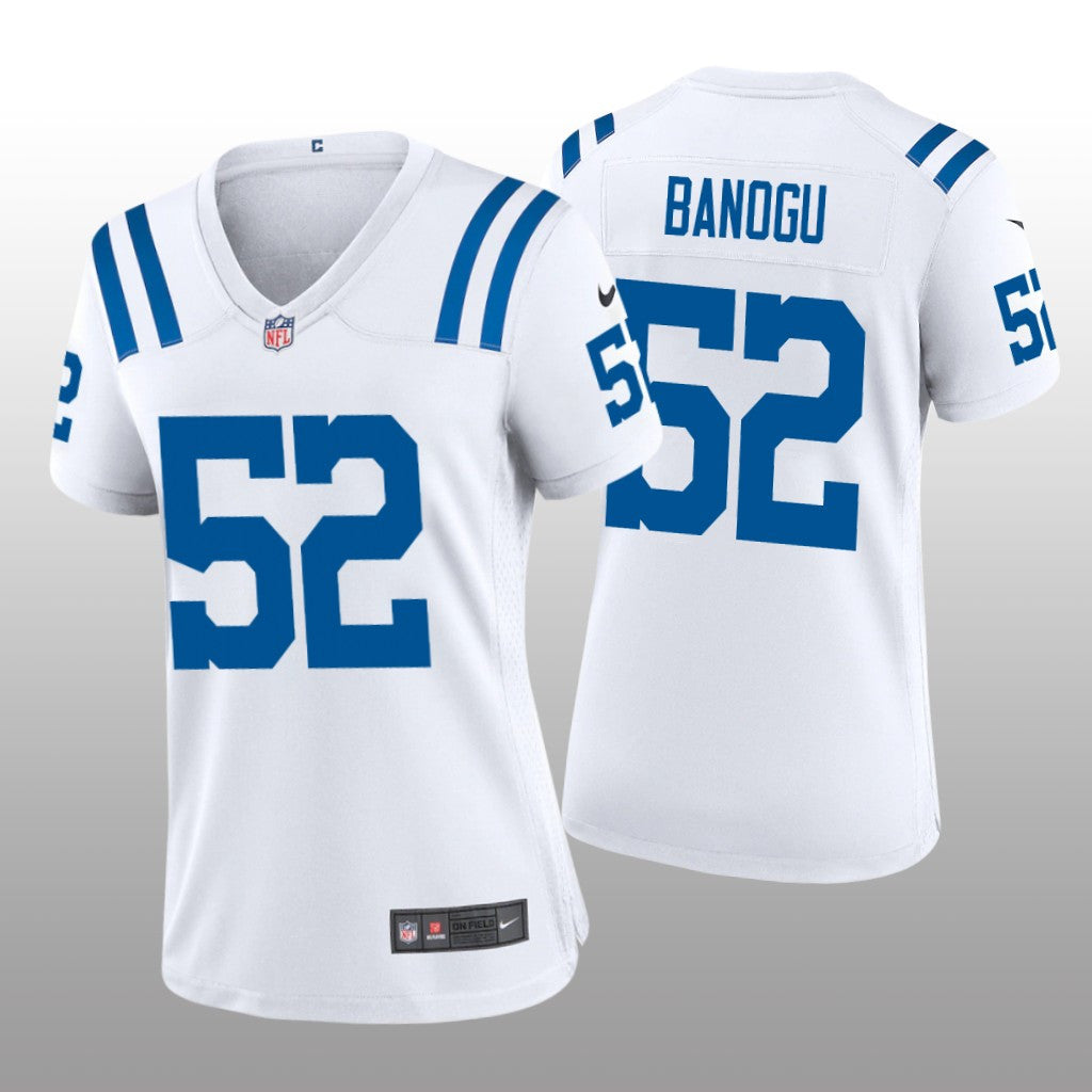 Indianapolis Colts Ben Banogu White Jersey Game Women's