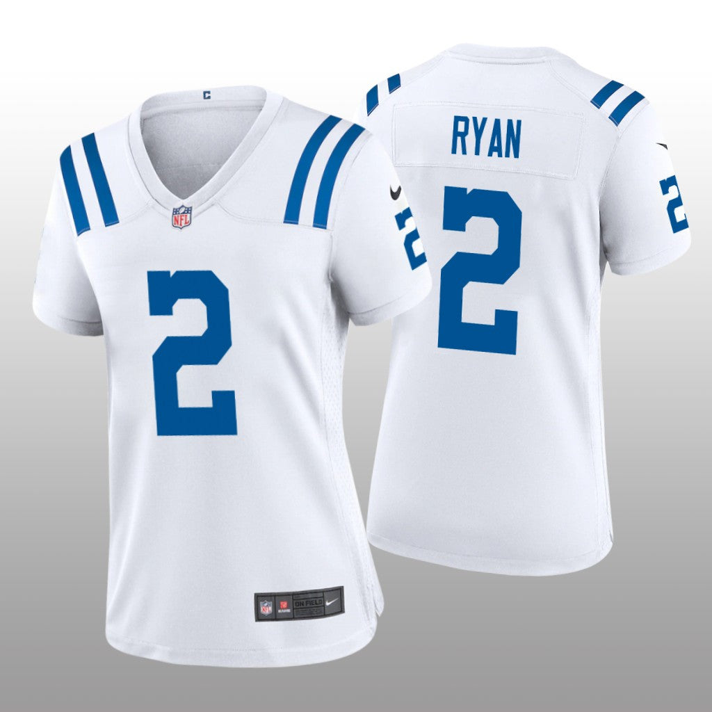 Indianapolis Colts Matt Ryan White Jersey Game Women's