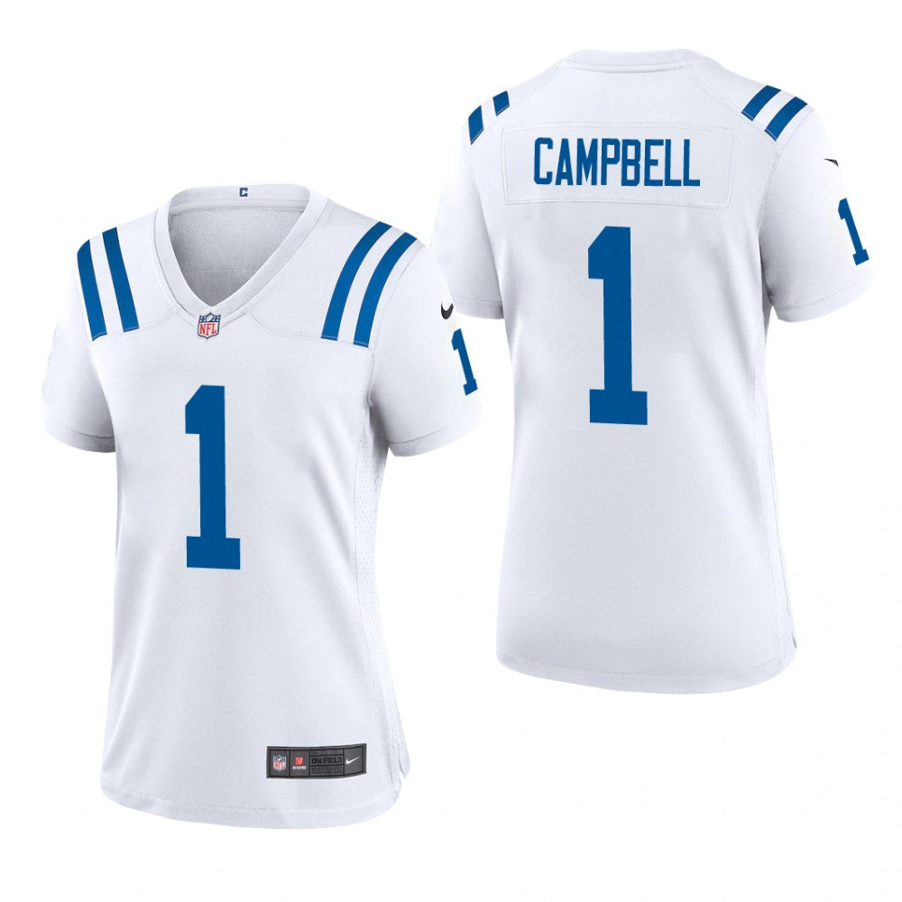 Indianapolis Colts Parris Campbell White Jersey Game Women's