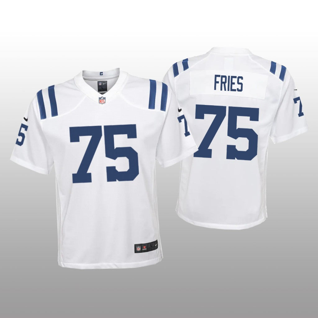 Indianapolis Colts Will Fries White Jersey Game Youth