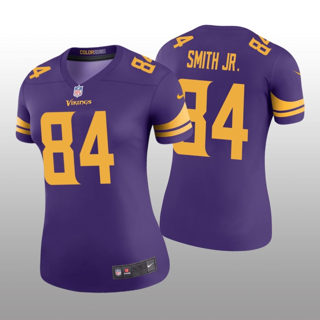 Irv Smith Jr. Minnesota Vikings Purple Draft Color Rush Legend Jersey