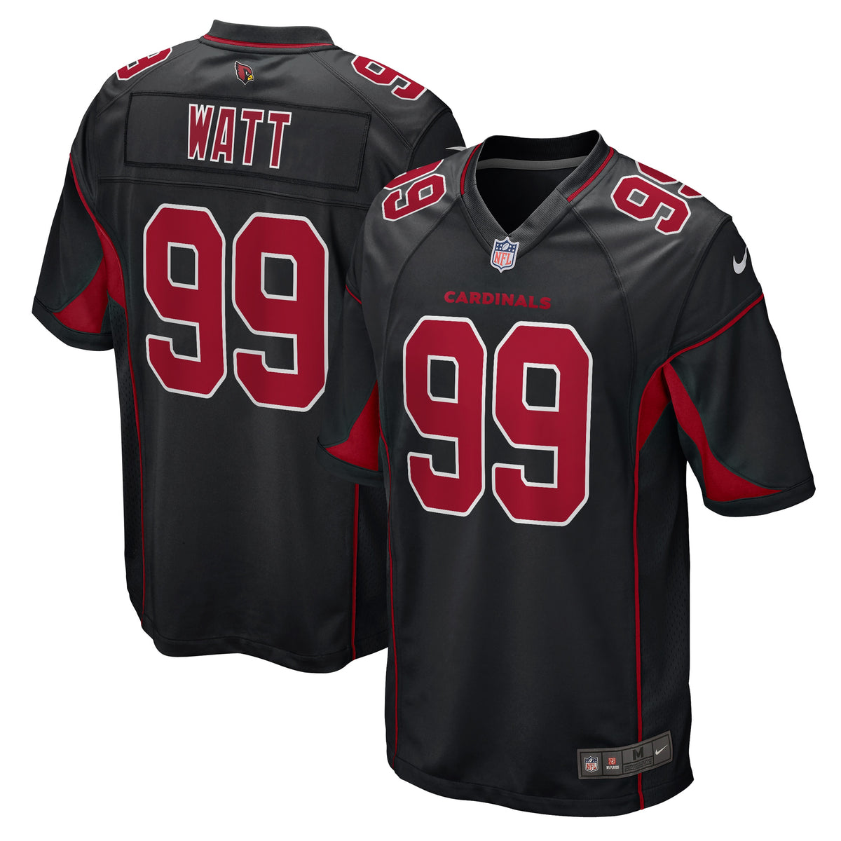 J.J. Watt Arizona Cardinals Nike 2nd Alternate Game Jersey Black