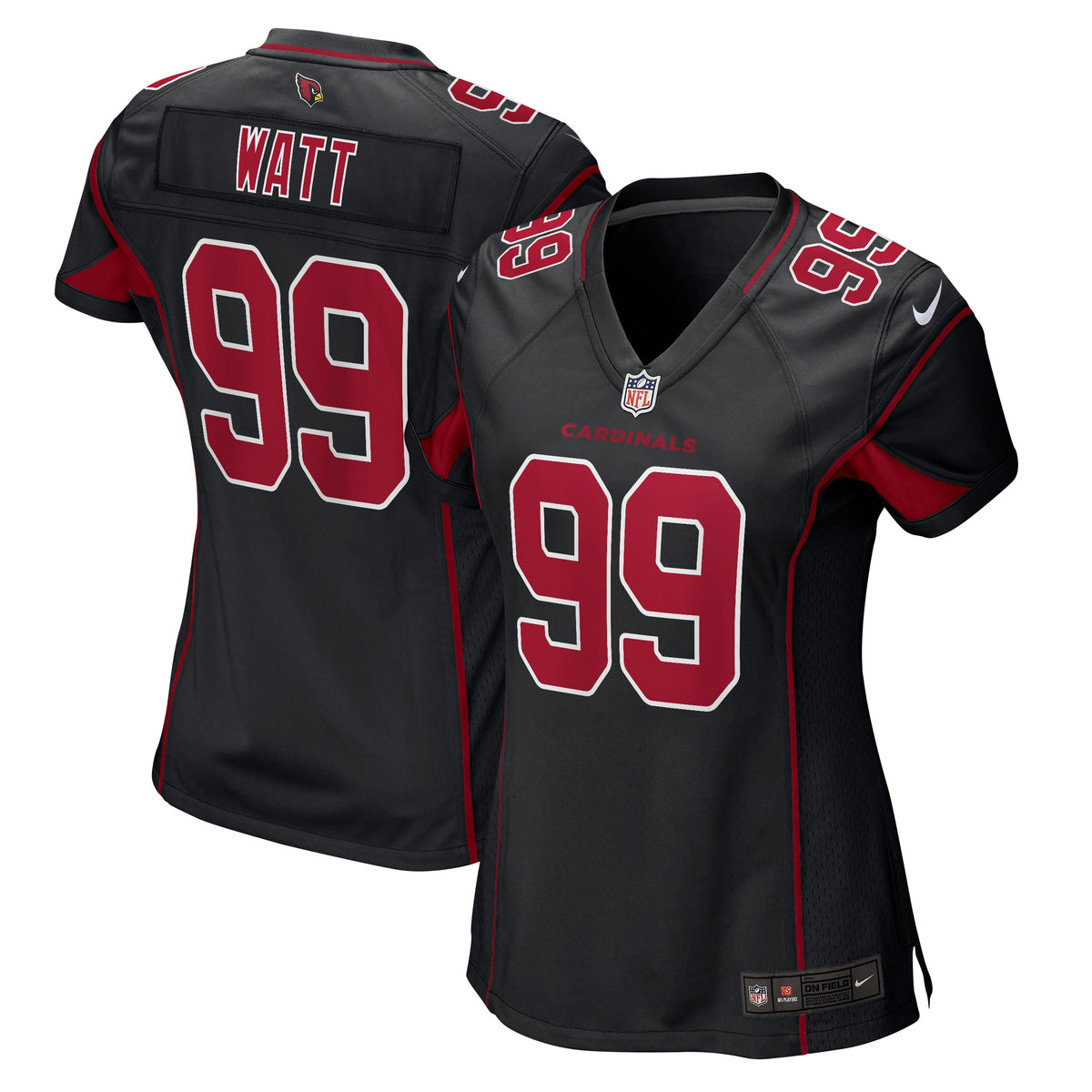 J.J. Watt Arizona Cardinals Nike Women's 2nd Alternate Game Jersey Black