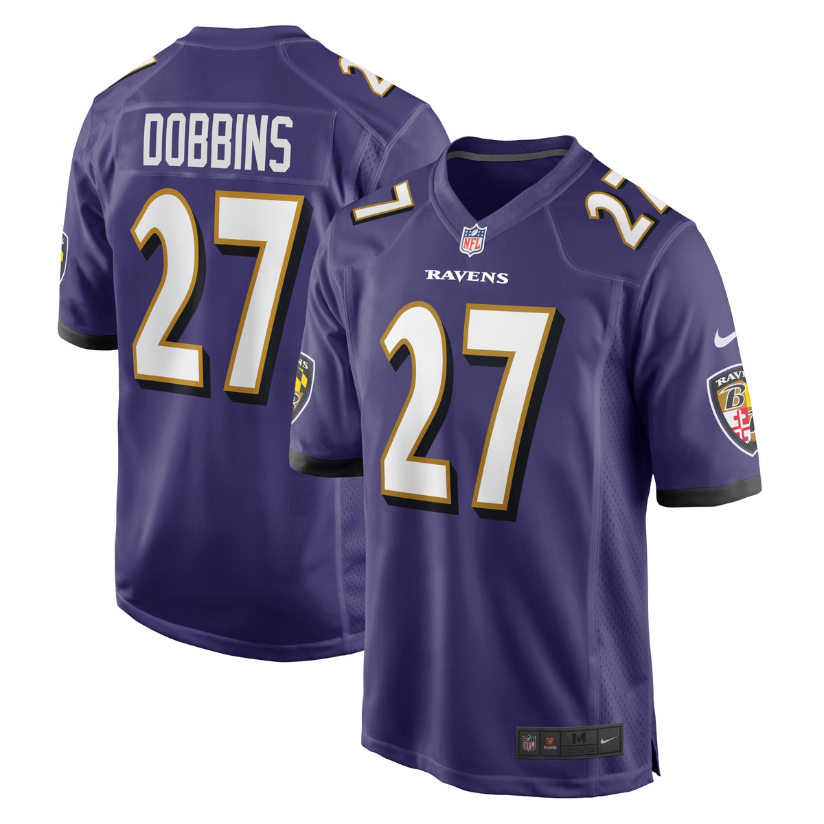 J.K. Dobbins Baltimore Ravens Nike Game Team Jersey Purple